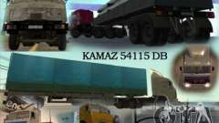 KAMAZ 54115 for GTA San Andreas