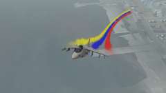 Multi colored strips for aircraft for GTA San Andreas