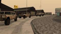 The revived military base in docks v3.0 for GTA San Andreas