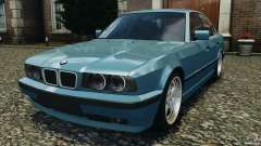 BMW E34 V8 540i turquoise for GTA 4