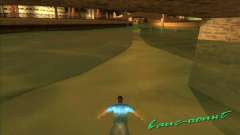 Swimming with the new animation for GTA Vice City