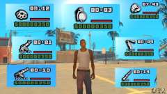 New Weapon Icon Pack for GTA San Andreas