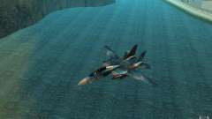 F-14 Tomcat Blue Camo Skin for GTA San Andreas
