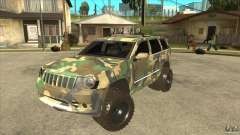 Jeep Grand Cherokee SRT8 Camo for GTA San Andreas