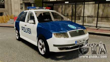 Skoda Fabia Combi Finnish Police ELS for GTA 4