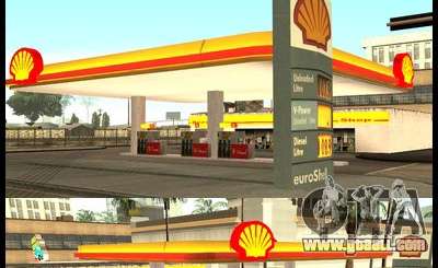 Shell station for GTA San Andreas