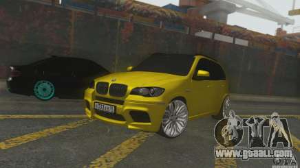 BMW X5M Gold Smotra v2.0 for GTA San Andreas