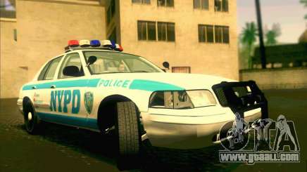 Ford Crown Victoria 2003 NYPD police V2.0 for GTA San Andreas