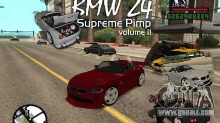 BMW Z4 Supreme Pimp TUNING volume II for GTA San Andreas