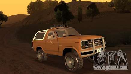 Ford Bronco 1985 for GTA San Andreas