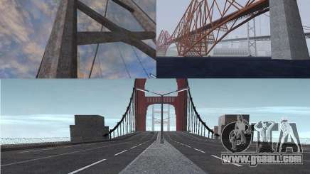 New textures of three bridges in SF for GTA San Andreas