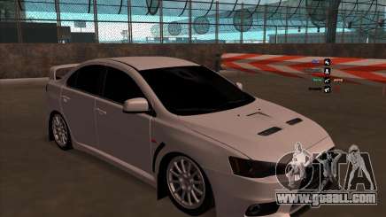 Mitsubishi Lancer Evolution X for GTA San Andreas