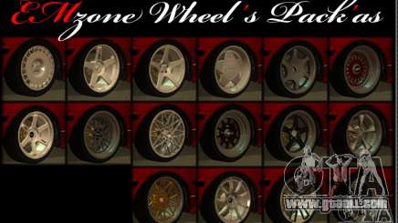 Wheels Pack by EMZone for GTA San Andreas