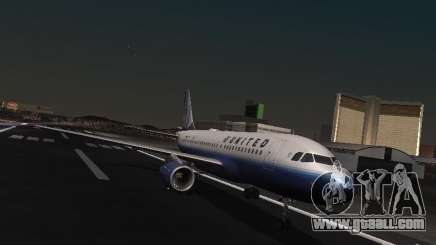 Airbus A319 United Airlines for GTA San Andreas