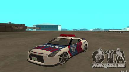 Nissan GT-R R35 Indonesia Police for GTA San Andreas