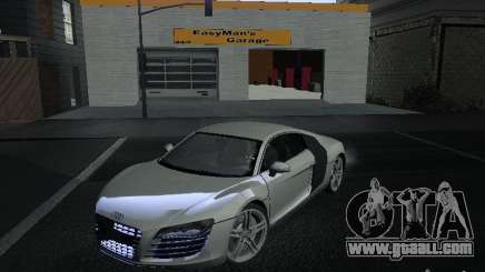 Audi R8 white for GTA San Andreas