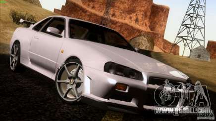 Nissan Skyline R34 Drift for GTA San Andreas