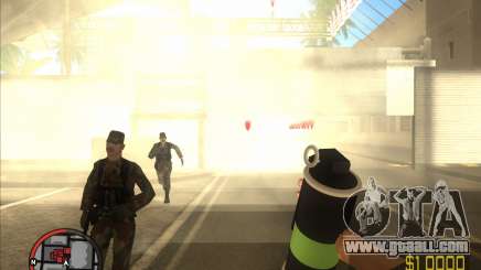 Smoke grenade HD for GTA San Andreas