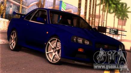 Nissan Skyline R34 GT-R Tunable for GTA San Andreas