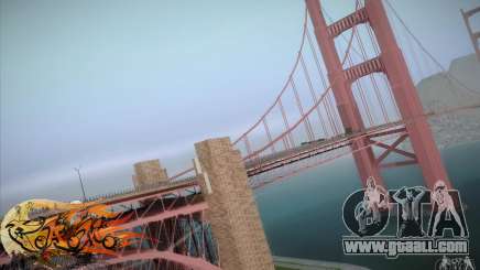 New Golden Gate bridge SF v1.0 for GTA San Andreas