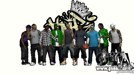 Skins Pack By AnRi for GTA San Andreas