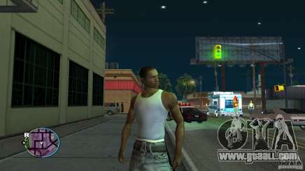 GTA IV HUD for a wide screen (16: 9) for GTA San Andreas