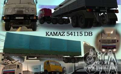 KAMAZ 54115 for GTA San Andreas