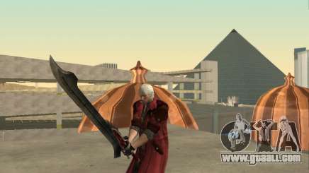 Nero sword from Devil May Cry 4 for GTA San Andreas