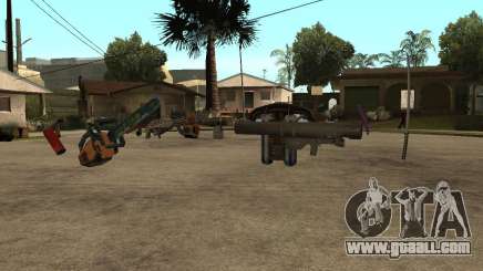 Weapons for GTA San Andreas