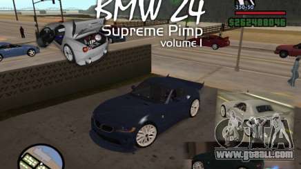 BMW Z4 Supreme Pimp TUNING volume I for GTA San Andreas