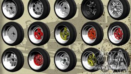 Old School Rims Pack for GTA San Andreas