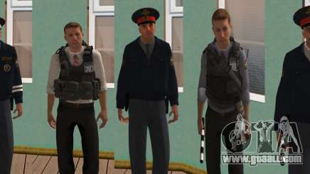 Skin Pack of the Russian INTERNAL AFFAIRS for GTA San Andreas