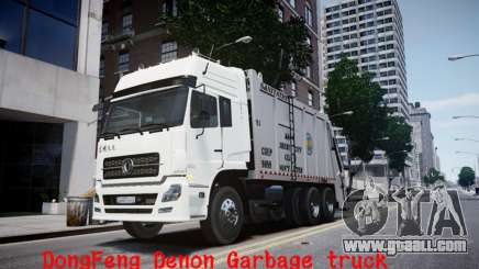 Dongfeng Denon Garbage Truck for GTA 4