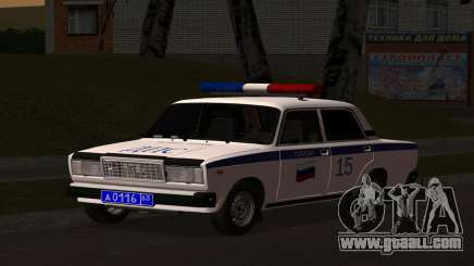 VAZ 2107 Police for GTA San Andreas