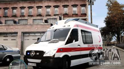 Mercedes Sprinter Turkish Ambulance for GTA 4