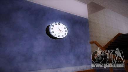 Working wall clock for GTA San Andreas