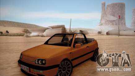 Volkswagen Golf MkIII Cabrio Custom 1995 for GTA San Andreas