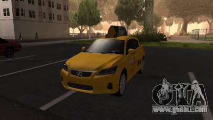 Lexus CT 200h 2011 Taxi for GTA San Andreas