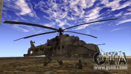 Mi-24 of COD MW 2 for GTA San Andreas