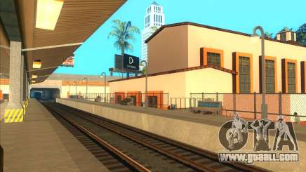 The high platforms at railway stations for GTA San Andreas