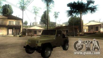 Jeep Wrangler 1986 4.0 Fury v.3.0 for GTA San Andreas