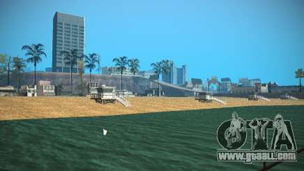 New textures beach of Santa Maria for GTA San Andreas