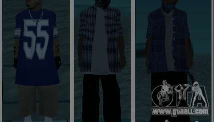 Los Surenos 13 skins for GTA San Andreas