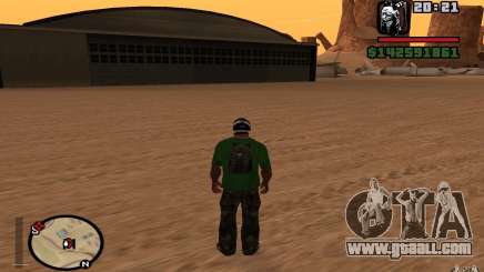 The new parachute for GTA San Andreas