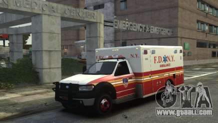 Ford F-350 Ambulance FDNY for GTA 4