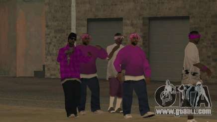 New skins Ballas for GTA San Andreas