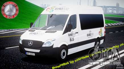 Mercedes-Benz Sprinter Euro 2012 белый for GTA 4