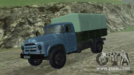 ZIL 130 Flatbed turquoise for GTA San Andreas