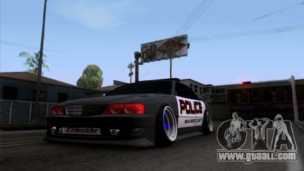 Toyota Chaser jzx100 Drift Police for GTA San Andreas