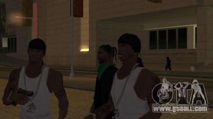 Replace all skins Grove Street Families for GTA San Andreas